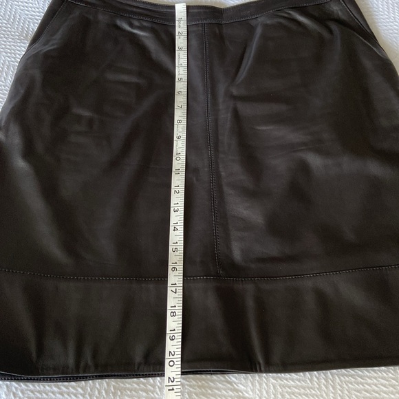 HALOGEN | Nordstrom A Line Leather Skirt - Picture 13 of 14